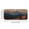 thumbnail image 5 of PHYHOO Abstract Sun Sunset Mountain Woodland Nature Landscape Waterproof Door Mat Outdoor Entrance Non-Slip Doormat for Bohemian Home Front Door Porch Outdoor Indoor Decorations 19.68*47.24 in, 5 of 6