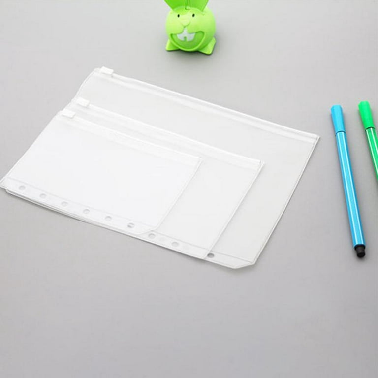 10PCS Color Plastic Folder Financial Binder Clips Notes Letter Paper Clips  Office Transparent Stationery Clip