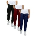thumbnail image 1 of Galaxy By Harvic Men's Fleece Jogger Sweatpants (2-Pack & 3-Pack, S-2XL), 1 of 3