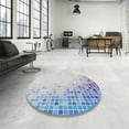 thumbnail image 3 of Ahgly Company Indoor Rectangle Patterned Water Blue Novelty Area Rugs, 7' x 9', 3 of 6
