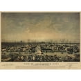 thumbnail image 3 of Bainbridge 24x18 Black Modern Framed Museum Art Print Titled - Sacramento California - Bainbridge 1850, 3 of 5