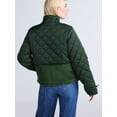thumbnail image 4 of Time and Tru Women's and Women’s Plus Mixed Media Puffer Jacket, Sizes XS-2X, 4 of 6