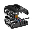 thumbnail image 2 of Enchufe Del Encendedor De Cigarrillos Del Coche 12-24V Enchufe para encendedor de cigarrillos 120W Adaptador de corriente USB 4 USB para iPhone iPad, 2 of 8