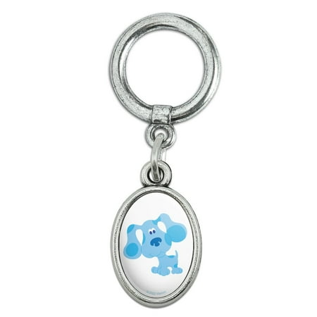 Happy Blue s Clues Shoe Sneaker Shoelace Oval Charm Jewelry