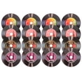 thumbnail image 1 of OULII 16Pcs Assorted Color Retro Decoration Vinyl Records Wall Decor Option for Home, 1 of 8