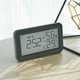 thumbnail image 1 of Reloj despertador digital con pantalla LCD, termómetro, higrómetro, monitor digital de temperatura y humedad, alarma con función de repetición y reloj inteligente, calendario y reloj electrónico., 1 of 6
