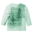 thumbnail image 4 of BRGZLK Girls Casual T Shirts Print Pattern Fitted Cute Seven Points Sleeve Round Neck Top Fashion Comfy Breathable Soft Workout Tunic Tops Green 11-12 Years, 4 of 4