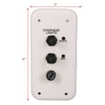 thumbnail image 4 of Triton Boat Switch Panel 209685 | Overhead Lights 3 x 6 Inch White, 4 of 4