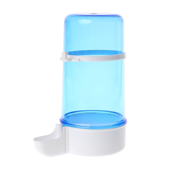 Huhudde Parakeet Water Dispenser Automatic Waterer for Cage No Spill Clear Food Container for Small Medium Birds 14oz