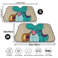 thumbnail image 3 of Balery Cool Dino Playing Skateboard Print Car Windshield Sun Shade,Windshield Sunshade for Car Pickup Truck SUV Accessories-Medium, 3 of 7