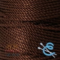 thumbnail image 2 of Espiga No.18-100% Nylon Omega String Cord for Knitting and Crochet - 18 Dark Brown, 2 of 8