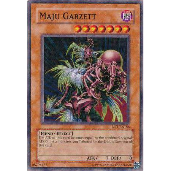 YuGiOh Dark Revelation 1 Common Maju Garzett DR1-EN186