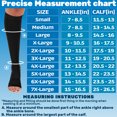 thumbnail image 3 of Made in USA - Opaque Men & Womens Compression Knee High 20-30mmHg - Black, Large, 3 of 10