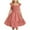 A-Brick Red, variant on Girls' Special Occasion Dresses Teen Girls Summer Dresses Smocked Sleeveless Flowy Dress for Girls(Hot Pink,4-5 Years)