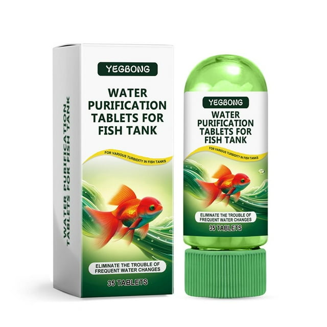 Tablette de Purification d'Eau d'Aquarium Puissante, Tablettes de Purification d'Eau pour Poissons