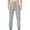 Gray, variant on Men's Heated Casual Pants, Polyester Spandex Long Lounge Pants with Electric Heating Technology, Available in M-2XL, Solid Color Fashion Sweatpants for Indoor Outdoor Activities