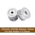 thumbnail image 6 of HTD5M 18 Teeth Synchronous Timing Pulley Bore 5/6/6.35/7/8/10/12/14/15/16mm for Width 15/20mm HTD5M Belt gear 18-5M-15 AF 18T ,Excellent Durability, 6 of 6