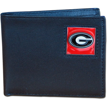 NCAA - Siskiyou - Bi-Fold Leather Wallet - University of Georgia Bulldogs