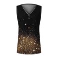 thumbnail image 5 of Idoravan Tank Tops for Women Clearance Fashion Women Summer Sleeveless V-Neck Pullover Print Casual Blouse Tops, 5 of 5