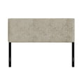 thumbnail image 3 of Home Design Romney King Upholstered Headboard with Vertical Channel Tufting, Adjustable Height, Light Beige, 3 of 8
