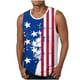 thumbnail image 1 of Hombres Impresión Casual sin Mangas Suéter Cuello Redondo Tanque Deportivo, 1 of 4