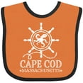 thumbnail image 3 of Inktastic Cape Cod Massachusetts Nautical Boys or Girls Baby Bib, 3 of 4