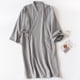 thumbnail image 2 of Sonducket Kimono primavera verano algodón crepé camisón bata de baño media manga hogar Hotel pijamas ropa de dormir Pijama Gris Hombres/L Sonducket AP019175-08, 2 of 6