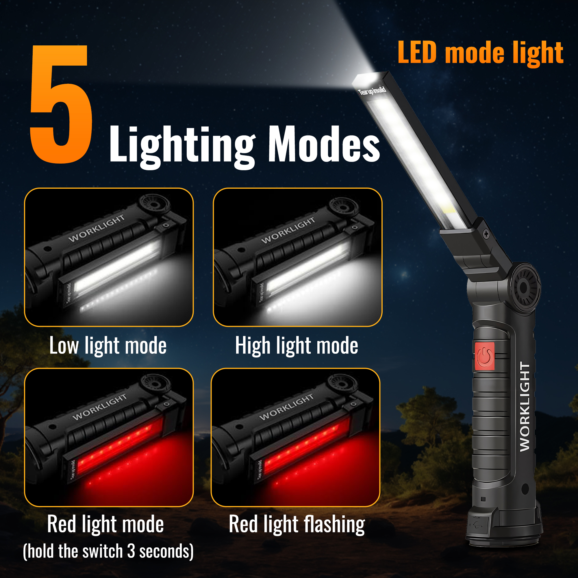 Daybetter Led Work Light 2-Pack Rechargeable photo 3