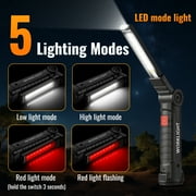 VOLIVO LED Work Light, Magnetic Portable Work Light with 360° Swivel Head, Tool Gift for Garage, Workshop, and Outdoor Use