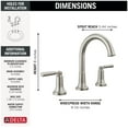 thumbnail image 5 of Delta Saylor Widespread Bathroom Faucet, 5 of 7
