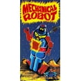 thumbnail image 2 of Retrobot 11x18 White Modern Wood Framed Museum Art Print Titled - Mechanical Robot, 2 of 4