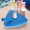 thumbnail image 2 of Pool Cleaner Rotary Manual Triangular Portable Weighted Triangular Shape Swimming Pool Vacuum Head Brush Cleaning Tool Accessories For Home Yard, 2 of 5
