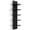 Black-5 Tier|31" Height, variant on 5 Tier Wall Shelf Unit  Small White Vertical Floating Shelf-narrow Decorative Mount Modern Decor Shelves For Bedrooms Living Rooms