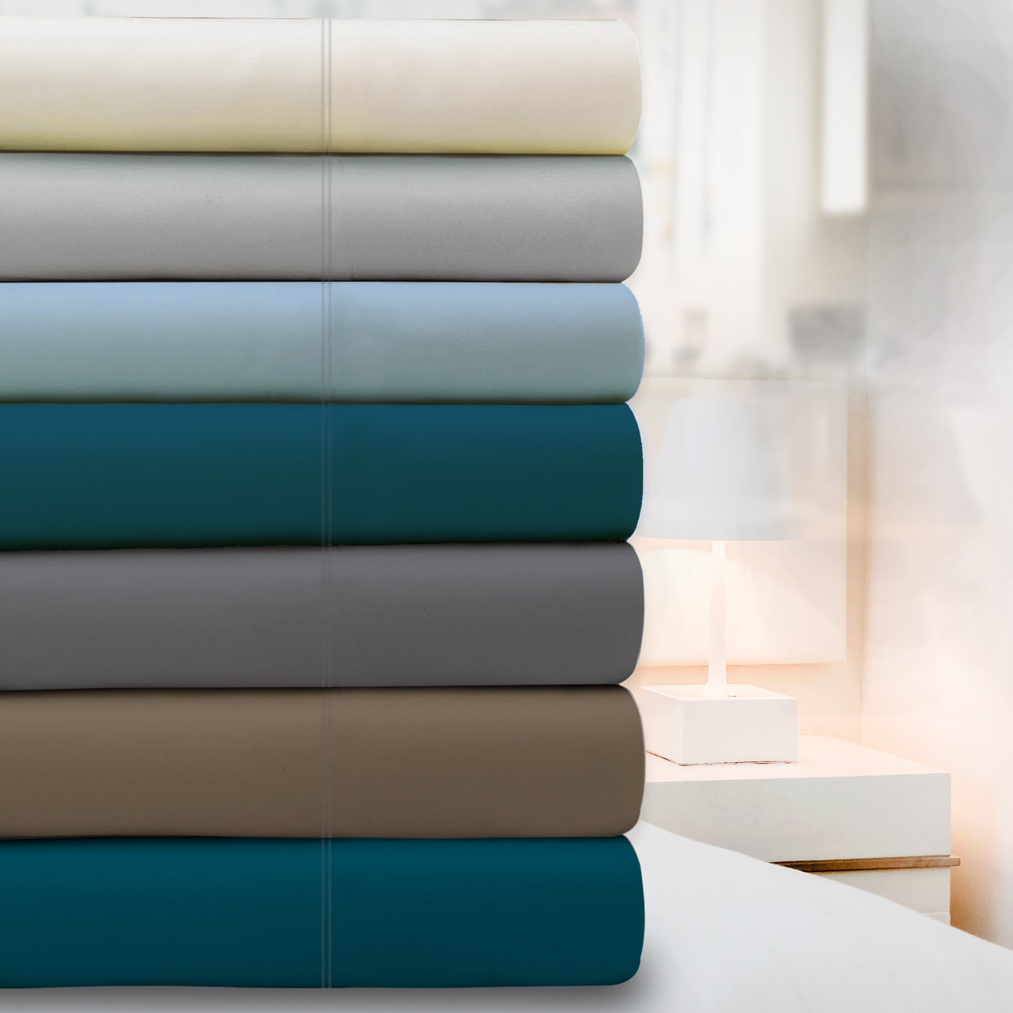 600 Thread Count 100 Cotton Ultra Soft Sateen Sheet Sets Queen Khaki