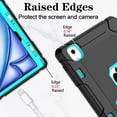 thumbnail image 6 of BMOUO Case for iPad Air 11-inch M4 (2026) / M3 (2025) / M2 (2024), iPad Air 5th (2022) / 4th Generation (2020) 10.9 Inch, Shockproof Protective Cover Case with Built-in Stand / Pencil Holder, Pink, 6 of 6