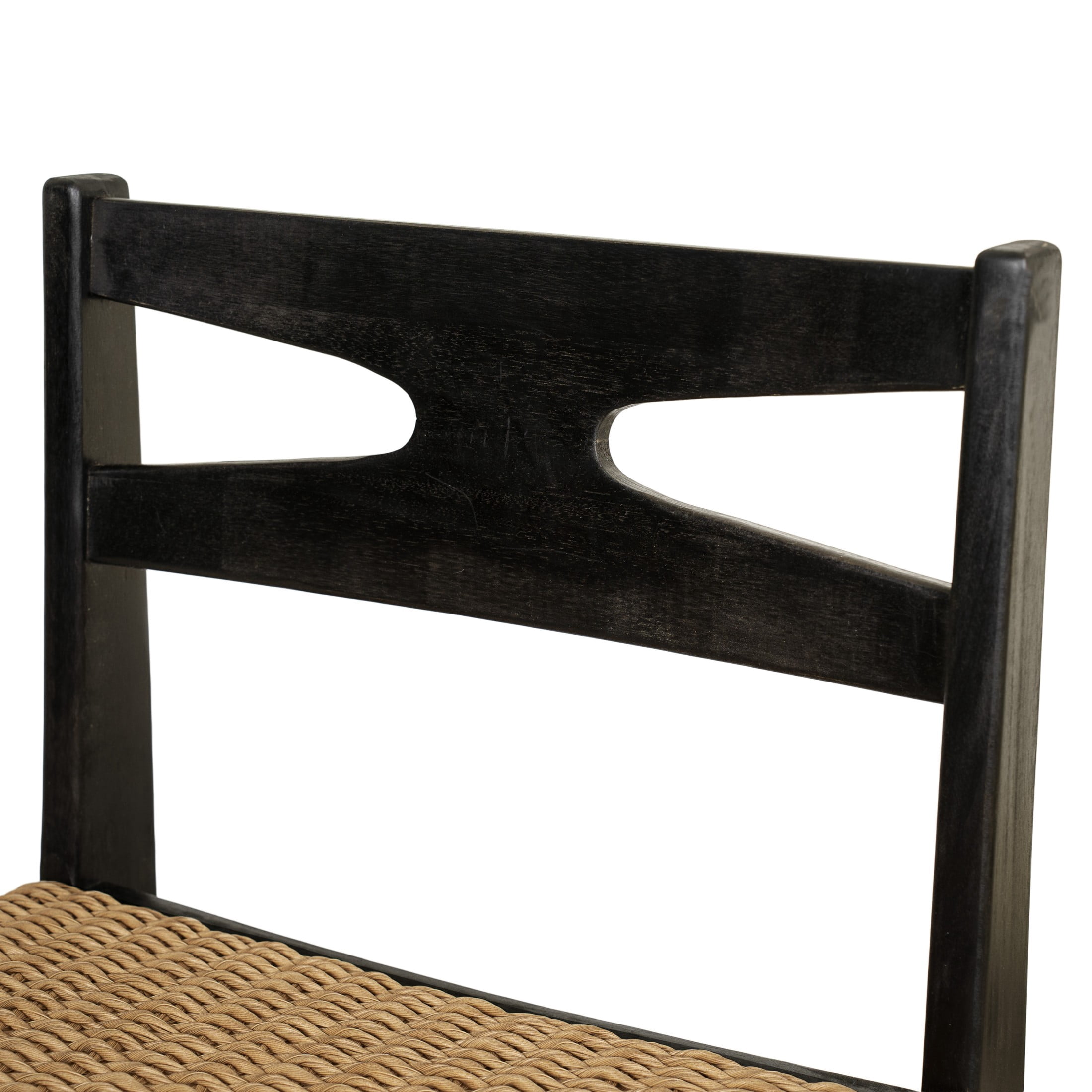 Christopher Knight Home 7-Piece Coastal Extendable Acacia Wood Outdoor Dining Set, Teak+Black