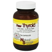 Natural Sources - Raw Thyroid - 60 Capsules