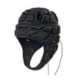 thumbnail image 3 of Casco de rugby para niños, equipo protector con acolchado suave, cascos de rugby para tenis Negro, 3 of 8