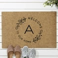 thumbnail image 2 of Personalization Mall Welcome Wreath Initial Synthetic Coir Doormat, 18x27, 2 of 2
