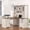 White, variant on Haooyeah L Shaped Desk with Hutch, Corner Computer Desk with Storage, Power Outlet, Drawer,White