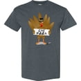 thumbnail image 3 of Inktastic Turkey Holding a Sign Says Eat Pizza T-Shirt, 3 of 5