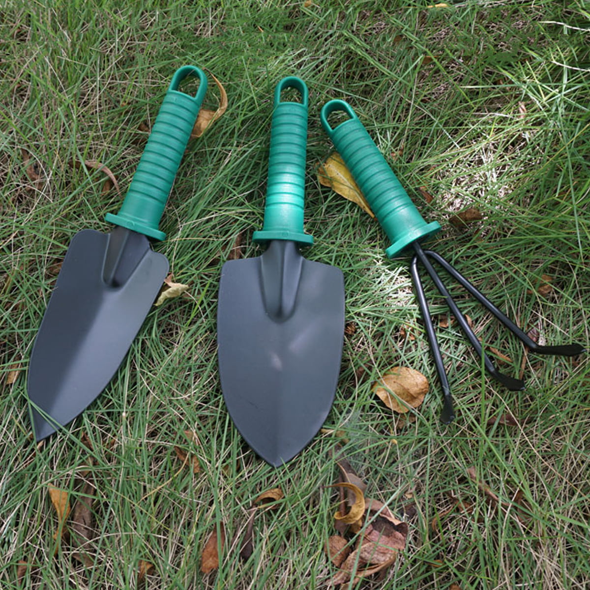 Round Garden/ Trowel Hand/ Shovel Stainless Steel Shovel for Planting Transplanting Weeding Moving