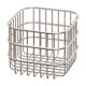 thumbnail image 2 of Cesta de almacenamiento de acero inoxidable para montaje en pared: organizador colgante de cocina para encimera, armario y baño con diseño transpirable y de drenaje., 2 of 6