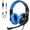 Blue, variant on Kids Headphones with Microphone,85/94dB Safe Volume, 3.5mm Stereo Over-Ear Gaming Headset for School Volume Control Compatible with PS4, PS5, New Xbox One
