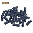 thumbnail image 3 of Unique Bargains 30Pack 4mm Cord Lock Plastic Double Hole Spring Toggle Stoppers, Navy Blue, 3 of 5