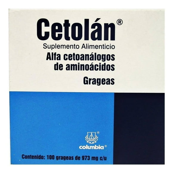 Suplemento alimenticio Cetolán 100 grageas de 973 mg c/u