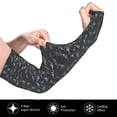 thumbnail image 3 of Goofa Wireless Antenna Icon Pattern UV Sun Protection Arm Sleeves, UPF 50 Sports Cooling Arm Compression Sleeves for Men Women Teenager, 3 of 8