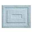 thumbnail image 3 of mDesign Microfiber Bath Mats - 3 Piece Bathroom Rugs - Set of 3 - Water Blue, 3 of 8