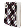 thumbnail image 2 of Billuyoard Manta de invierno de poliéster, portátil, colorida, de repuesto, reutilizable, lavable, Rectangular, para mantener el calor, mantas para el Suministros térmicos Rojo Blanco Tipo 1 Billuyoard HA071591-02, 2 of 6