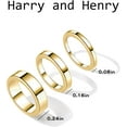 thumbnail image 3 of ORUYROP Gold Stacking Rings for Women Stackable Thin Rings Dainty Thumb Pinky Band Rings Chunky Thick Rings for Teen Girls, 3 of 6
